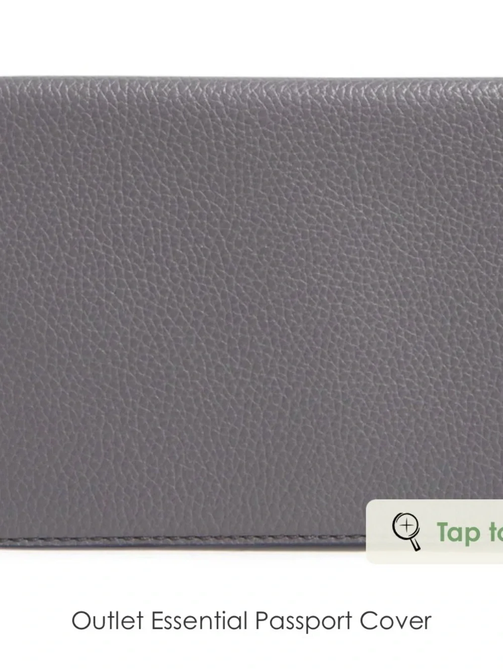 BNWT Vera Bradley passport /ID holder, faux leather- grey. Retail $79 - Picture 2 of 9